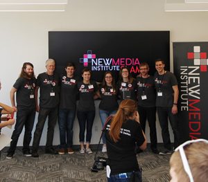 Students from the New Media Institute at Grady College presented their capstone projects and received their NMI certificates at NMI Slam.