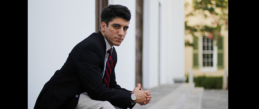 Mohammed Kredan was recognized during UGA Honors Week as the recipient of the George Abney Award, the highest academic honor for a student at Grady College.
