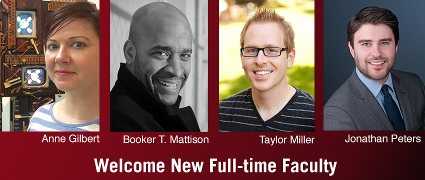 New full-time faculty joining Grady College this fall include three new faculty in the Department of Entertainment and Media Studies (Anne Gilbert, Booker T. Mattison and Taylor Miller) and one new addition to the Department of Journalism (Jonathan Peters).