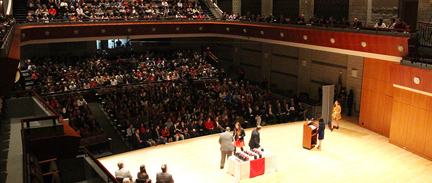 Nearly 175 Grady College undergraduate and graduate students were eligible to participate in fall 2017 convocation ceremonies.