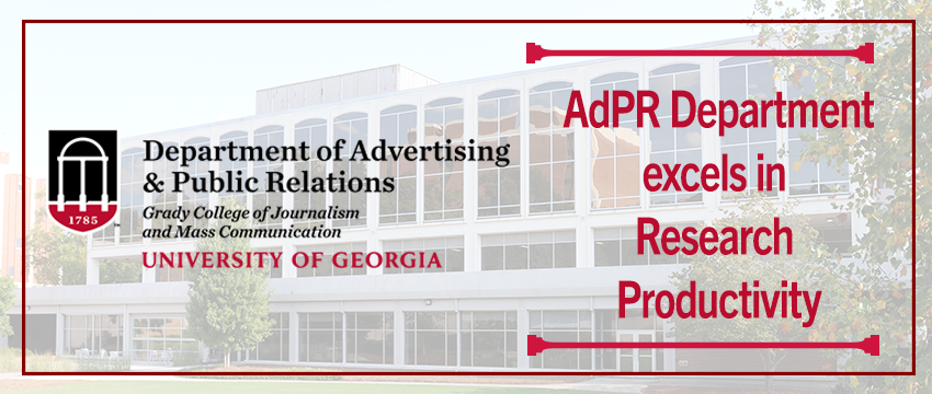 Photo of Grady College with AdPR logo