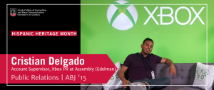 Cristian Delgado works as an Account Supervisor for Xbox PR at Assembly (Edelman). (Photo: provided)