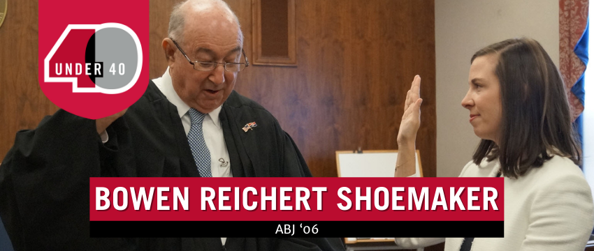 Bowen Reichert Shoemaker being sworn in court