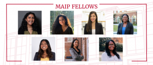 A graphic of all seven UGA 2022 MAIP Fellows.