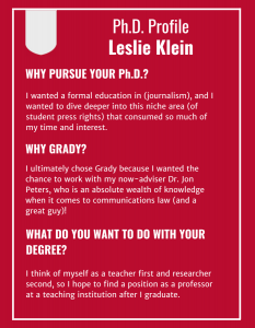 Graphic with Klein's answers to three Q&A questions.