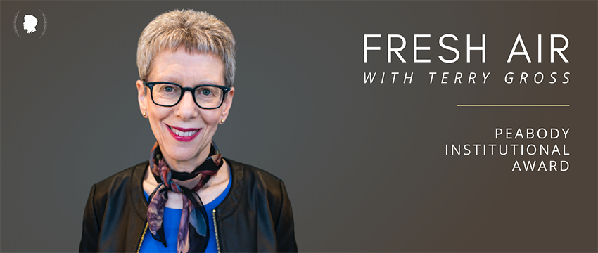 Head shot of Terry Gross, recipient of the Peabody Institutional Award