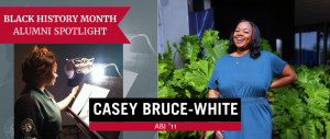 Casey Bruce-White is a journalism alumna and Black History Month profile.