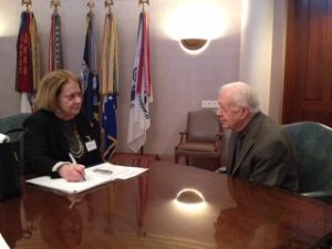 Susan Percy interviews Jimmy Carter.