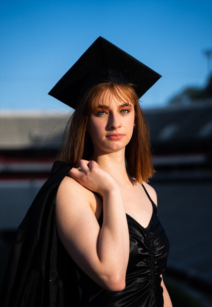 Victoria Marsh graduation portrait