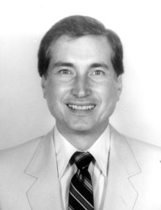 Headshot of Spencer Tinkham in early 1980s.