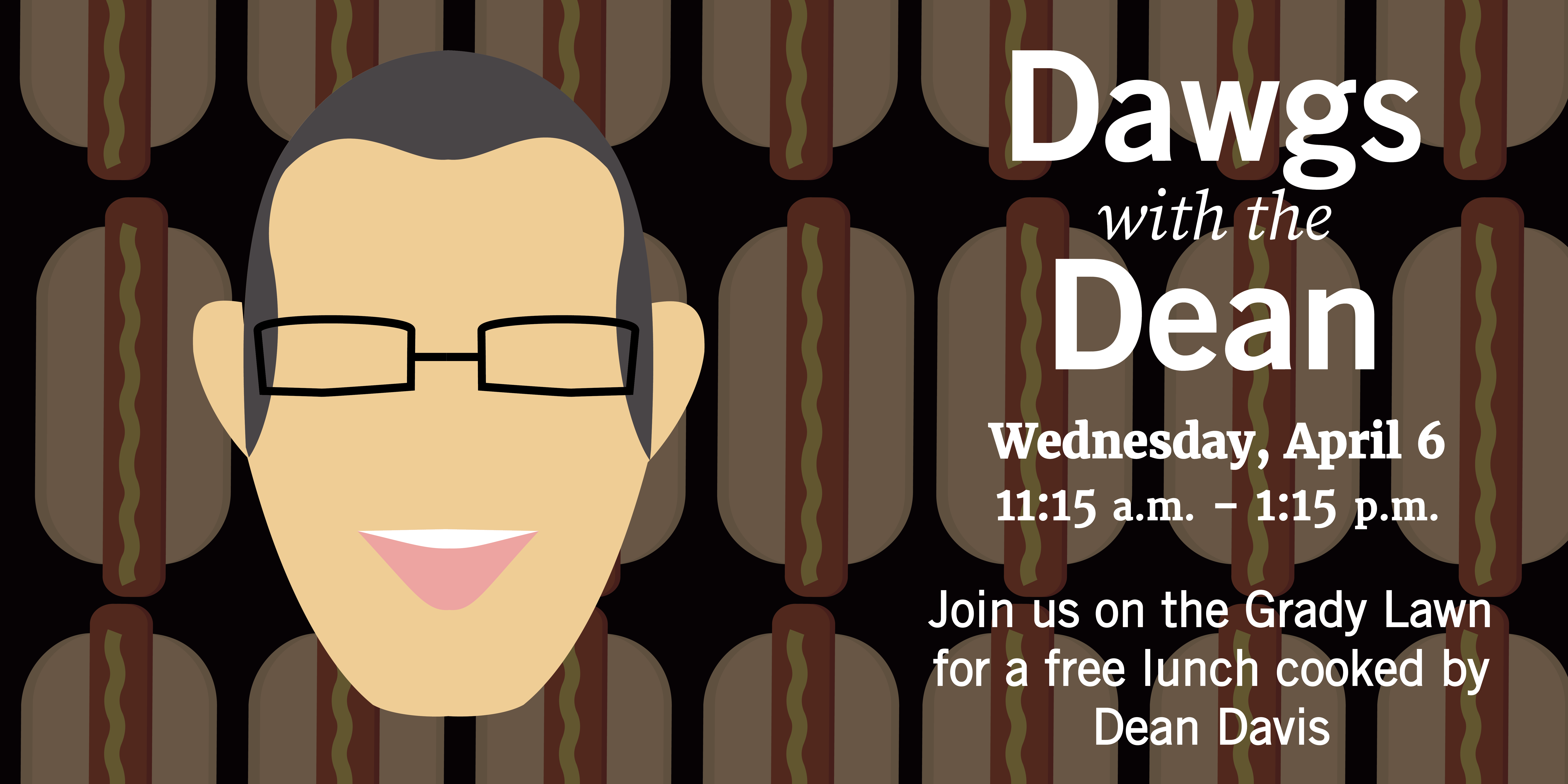 Flyer for Dawgs with the Dean