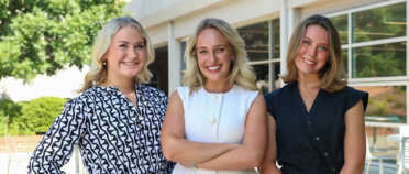 Picture of 2024 Tieger Fellows in front of Grady College building.