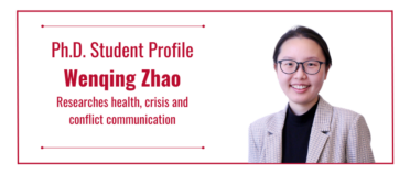 Headshot of Wenqing Zhao with headline Ph.D. Profile