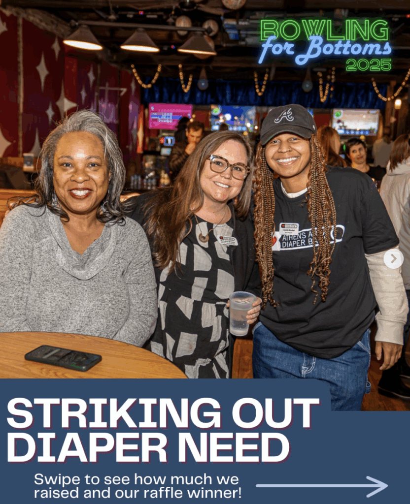 Graphic for the 2025 Bowling for Bottoms event