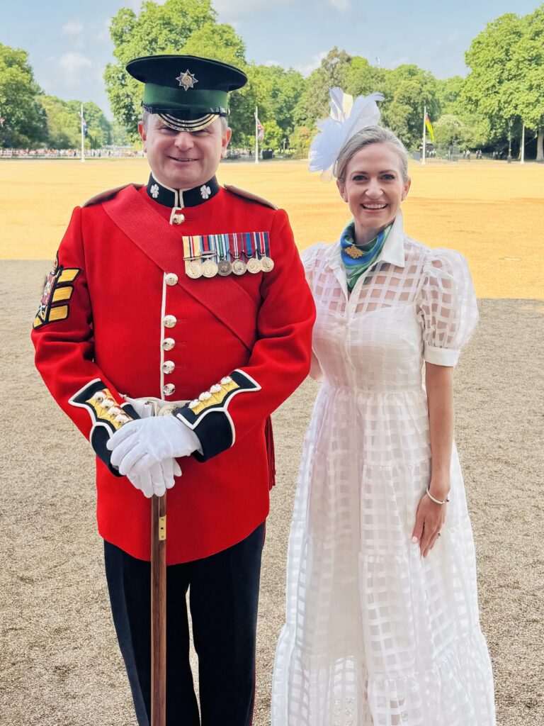 Denham with London guard