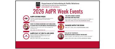 A list of events with a title 2026 AdPR Week Events