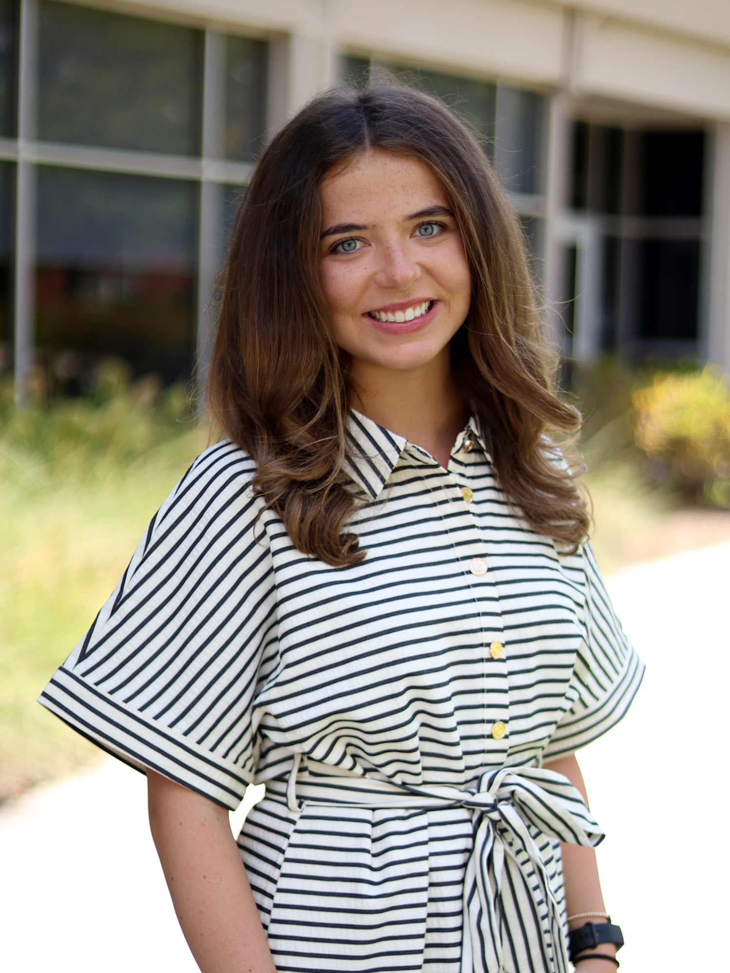 Outdoor headshot of Shelby Watson