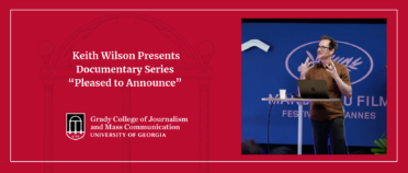 Keith Wilson speaking behind a podium.