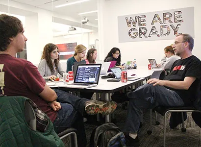 Barry Hollander led the Grady College participation for Electionland, an effort to identify and verify potential problems at the polls for his course, Public Opinion and the 2016 Election. 