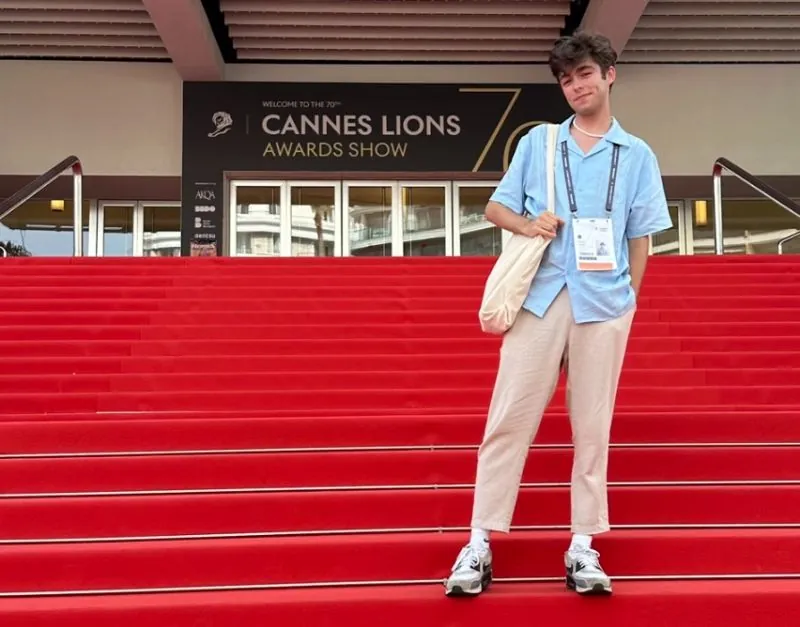 Knox Gaines at the Cannes Lion Festival.