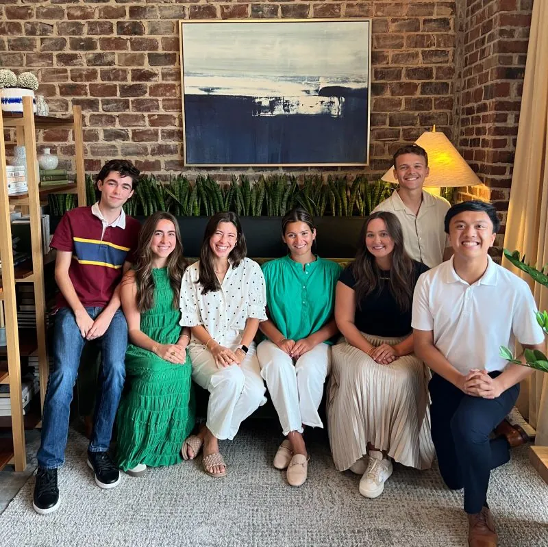 Knox Gaines (left) in summer staff photo for See.Spark. Go